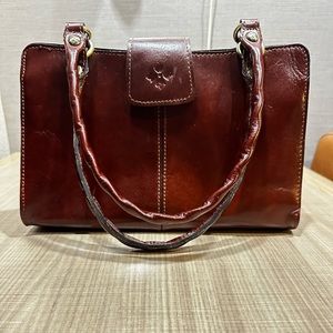 NWOT Leather British Tan Patricia Nash Rienzo Satchel